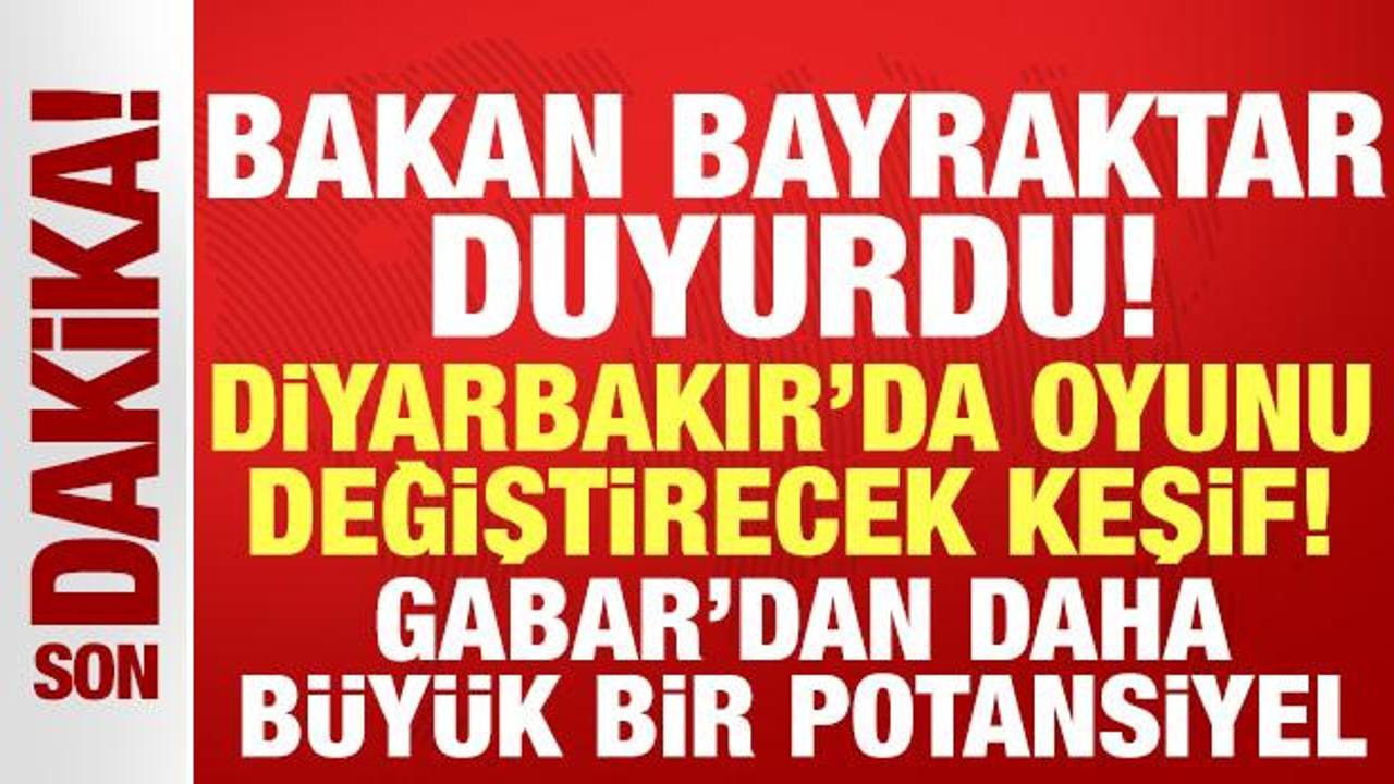 bakan bayraktar canli yayinda diyarbakirda oyunu degistirecek kesif diyerek duyurdu Nijx38Rh.jpg